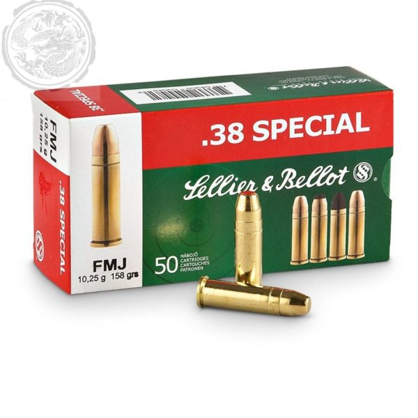 Sellier & Bellot 38 special 158gr FMJ BOX OF 50