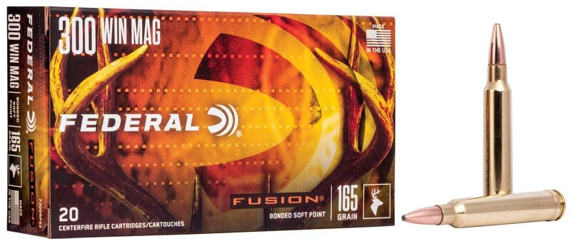 Federal Fusion 300 Win Mag 165Gr Fusion SP Box of 20 — Go Tenda