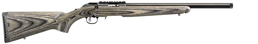 Ruger American Target Bolt Action Rifle 22LR 18″ Laminate Stock W/Scope Base — Go Tenda