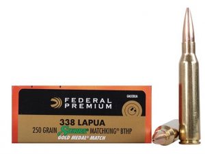 Federal 338 Lapua Magnum 250Gr Sierra Matchking BTHP Gold Medal 20/Box — Go Tenda