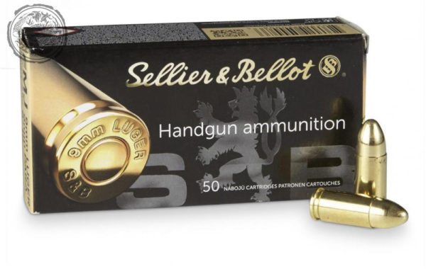 Sellier & Bellot 9mm Ammo 115Gr FMJ Case of 1000