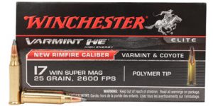 Winchester Varmint HE 17 WSM 25 Gr V-Max S17W25 Box of 50 — Go Tenda