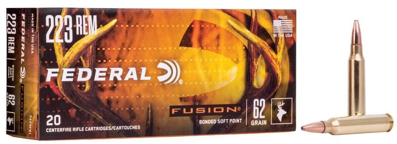 Federal Fusion 223 Rem 62 Gr Fusion SP Box of 20 — Go Tenda