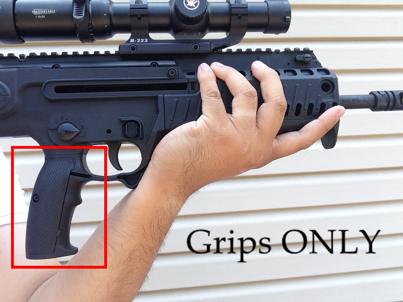 IWI X95 PISTOL GRIP BLACK/FDE/ODG » Tenda Canada