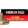 Federal American Eagle 40 S&W 180Gr FMJ Box of 100