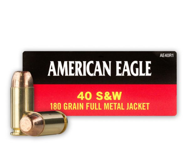 Federal American Eagle 40 S&W 180Gr FMJ Box of 100
