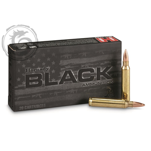 Hornady BLACK 224 Valkyrie 75 Grain Hollow Point Boat Tail Box of 20