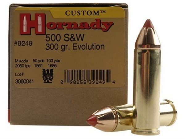 Hornady Custom Ammunition 500 S&W Magnum 300 Grain Flex Tip eXpanding Box of 20