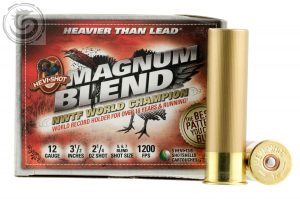 HEVI-SHOT Turkey Magnum Blend 12 Ga 3-1/2″ 2-1/4 oz #5, #6 & #7 Non-Toxic Box of 5 — Go Tenda