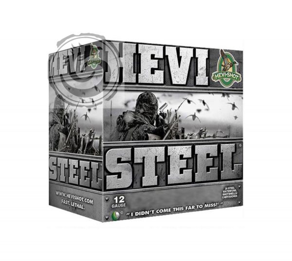 HEVI-SHOT 12 GA, 3″, 1-1/4 oz #1 HEVI-STEEL BOX OF 25