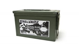 Challenger 12 Ga Low-Recoil Slug 2-3/4″, 1oz, Can of 175 — Go Tenda