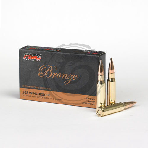 PMC Bronze 308 Win 147 Gr FMJ-BT Case of 500 » Tenda Canada