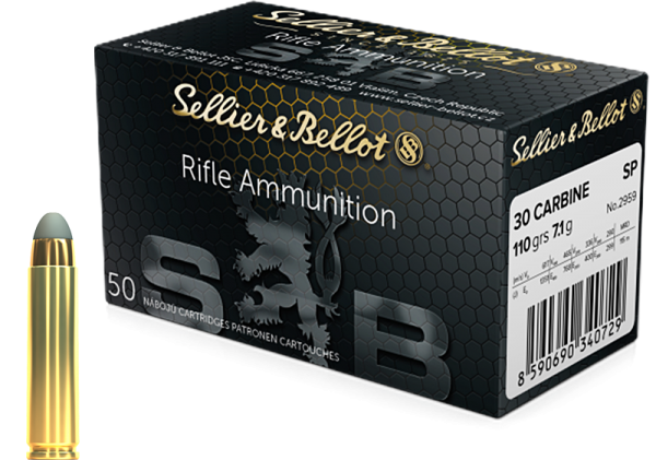 sellier-bellot-standard-30-carbine-sjsp-110-grs-buechsenpatronen sellier-bellot-standard-30-carbine-sjsp-110-grs-buechsenpatronen