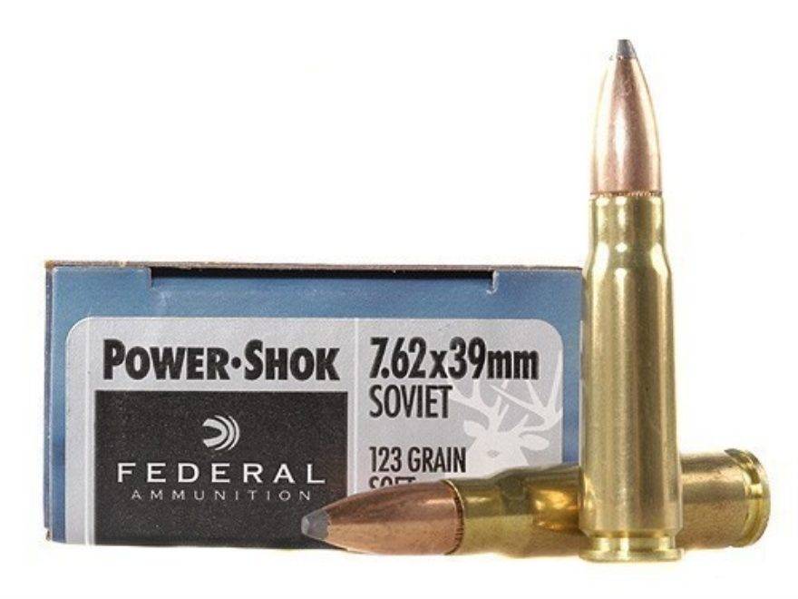 Federal Power-Shok 7.62x39 Ammunition 123 Gr JSP Box of 20 » Tenda