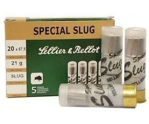 SELLIER & BELLOT 20GA SPECIAL SLUG 2-3/4″ BOX OF 5