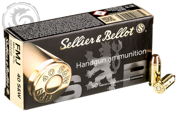 Sellier & Bellot 40 S&W 180Gr FMJ 50/box