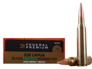 Federal Gold Medal 338 Lapua Mag 300 Gr SMK BTHP Box of 20 — Go Tenda