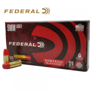 Federal Syntech Pistol 9mm Luger 124 Gr Ammunition Box of 50 — Go Tenda