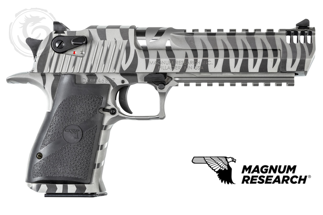 MAGNUM RESEARCH Desert Eagle 50AE White Tiger Stripes