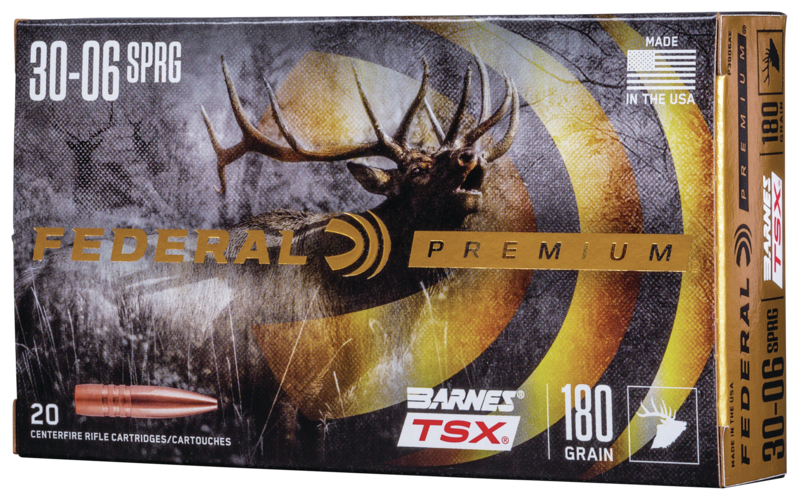●PBG Federal Premium Vital-Shok 30-06 Sprg180 Gr Barnes TSX Lead