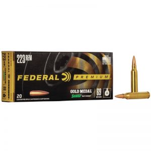 Federal Gold Medal Match 223 Rem 69Gr Sierra MK BTHP Box of 20 — Go Tenda