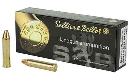 Sellier & Bellot 460 S&W 260 Gr JHP Ammunition Box of 20