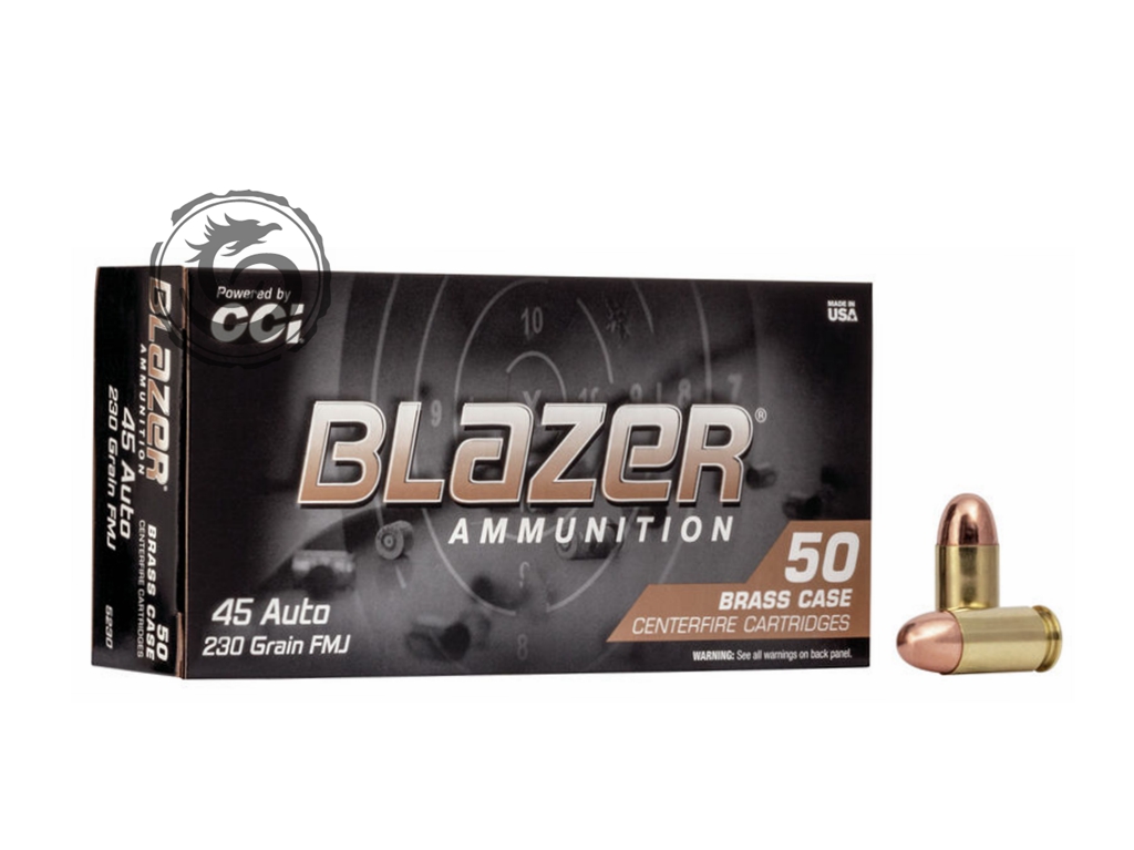 CCI Blazer Brass 45ACP 230Gr FMJ Case of 1000 » Tenda Canada