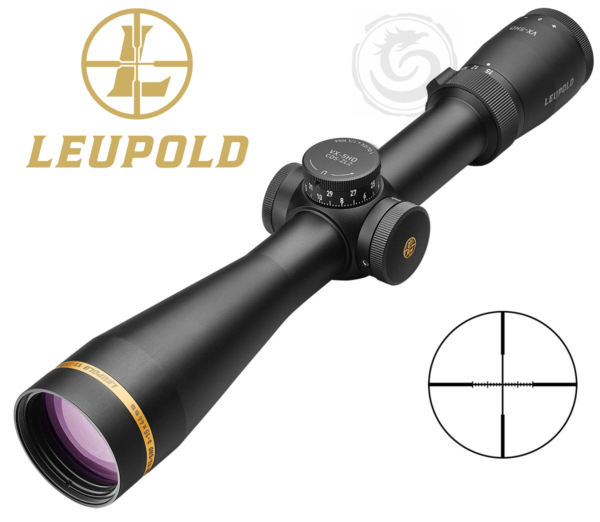 Leupold VX-5HD 3-15x44mm CDS-ZL2 Wind-Plex Scope | Buy in Canada