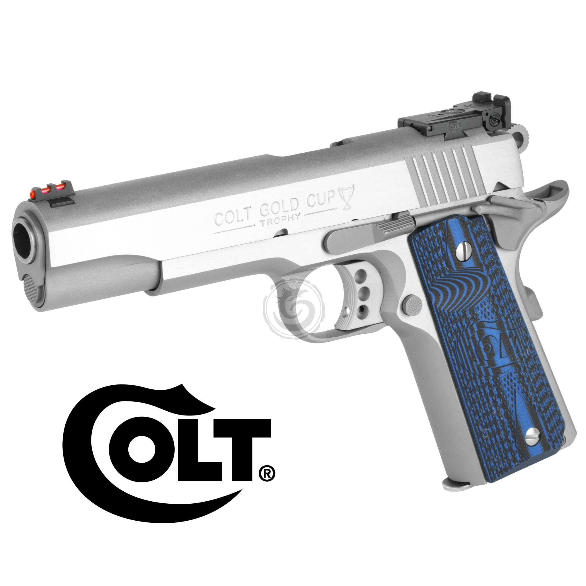 COLT GOLD CUP 45 ACP 8+1 ROUND PISTOL, BRUSHED STAINLESS