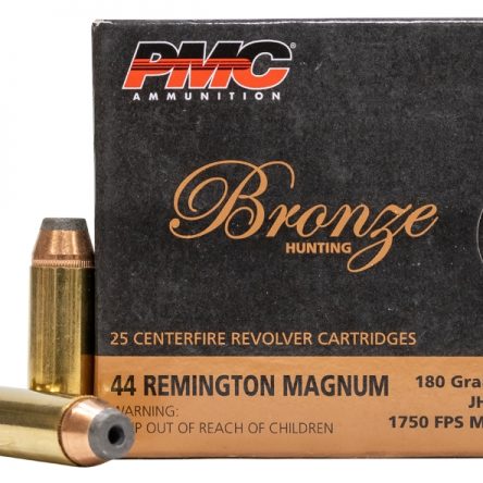 PMC 44 Rem Mag Bronze 180Gr JHP Case of 250