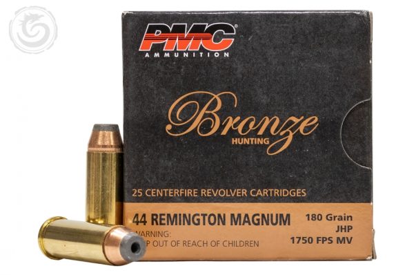 PMC 44 Rem Mag Bronze 180 Gr JHP Box of 25