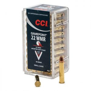 CCI Gamepoint 22 WMR JSP 40 Gr Box of 50 — Go Tenda