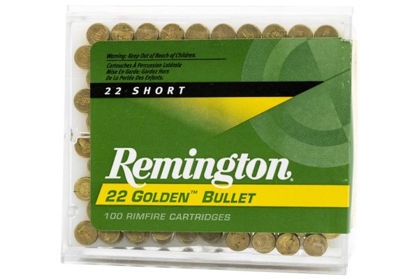 Remington Golden Bullet 22 Short 29Gr RN Box of 100