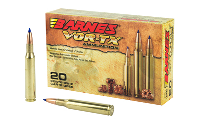 Barnes 22-250 Rem 50 GR TSX Flat Base Ammunition Box of 20