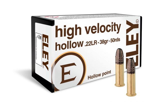 Eley High-Velocity 22LR 38 GR HP Box of 50