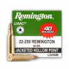 Remington 22-250 Rem 50 gr JHP Box of 40