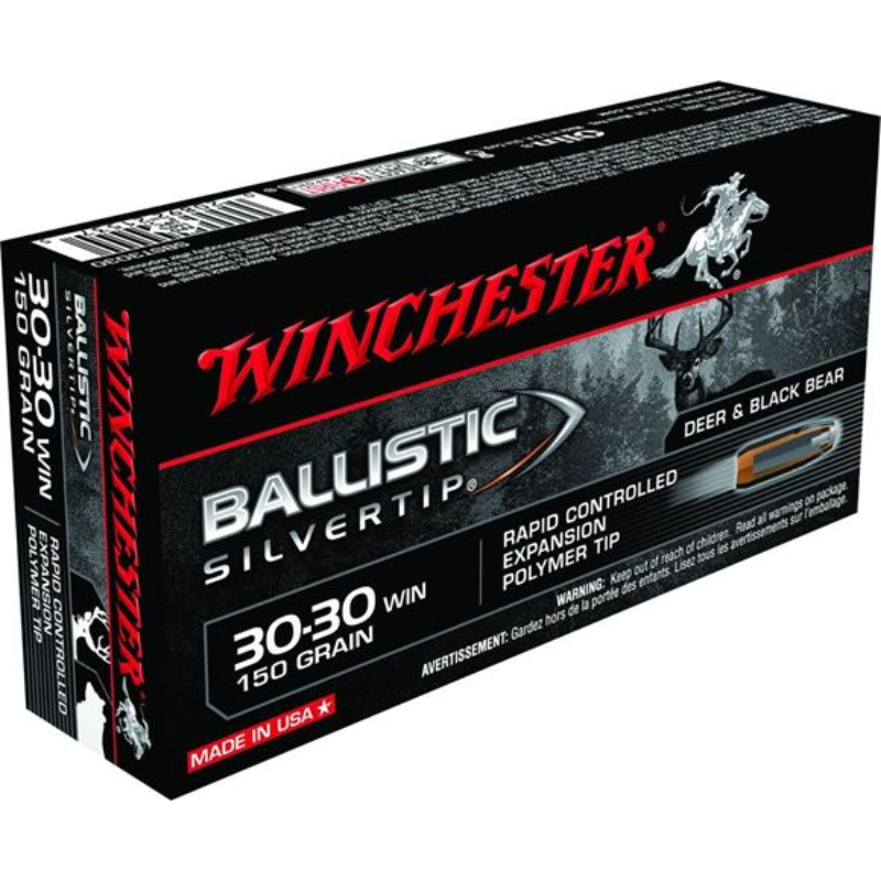 Winchester Ballistic Silvertip 30-30 Win 150 Gr PTHP Box of 20 — Go Tenda