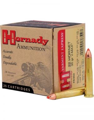 Hornady Varmint Express 22 Hornet 35Gr V-MAX, Box of 25 — Go Tenda