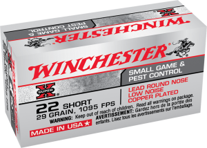 Winchester Super-X 22 Short 29 GR Lead Round Nose Ammunition Box of 50 — Go Tenda