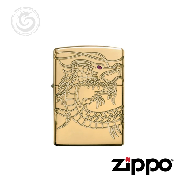  golde dragón ZIPPO - Gold Plated Chinese Dragon - 29265 | Buy in Canada | Gotenda