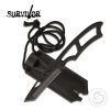 Skip to the beginning of the images gallery
SURVIVOR - FIXED BLADE KNIFE - NECK KNIFE - HK-656 HK-656