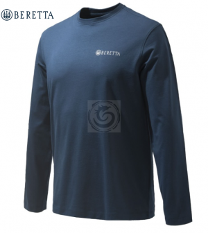 ベレッタ チーム長袖シャツ（ネイビー）Lサイズ/Beretta Team T-Shirt Long Sleeves - Blue Total Eclipse Beretta Team L/S T-shirt Eclipse Blue regular Large | Sporteque