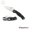Spyderco Paramilitary 2 Folding Knife 3.42" CPM-S45VN Satin Plain Blade, Black G10 Handles, Compression Lock - C81GP2 C81GP2
