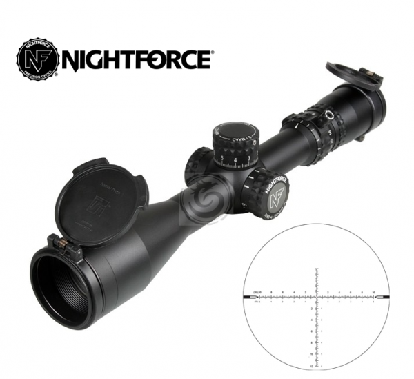 Nightforce NX8 4-32x50 F2 MOAR-CF2D .1 Mil-Radian Riflescope