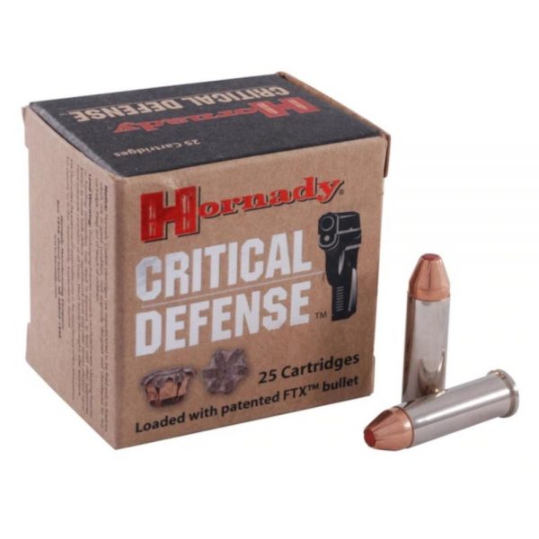 Hornady Critical Defense 38 Special 110Gr FTX, 25/Box