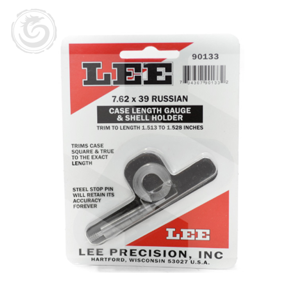 Lee Precision 90133 Case Length Gauge & Shell Holder For 7.62x39 Russian - Reloading Tool