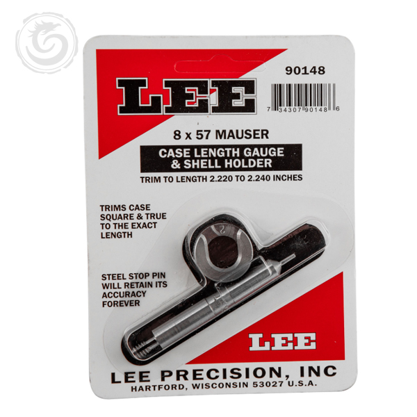 Lee Case Length Gage and Shellholder 8 x 57mm Mauser 8mm Mauser # 90148 New 
