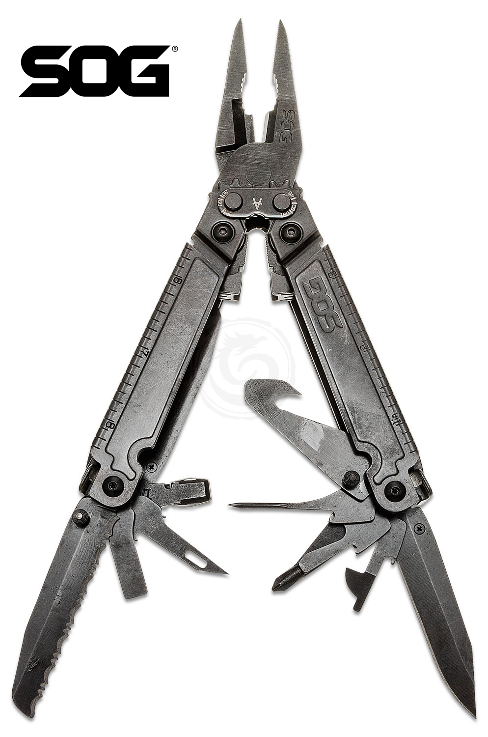 SOG PowerAccess Assist MultiTool 21 Tools and 12Piece Bit Kit