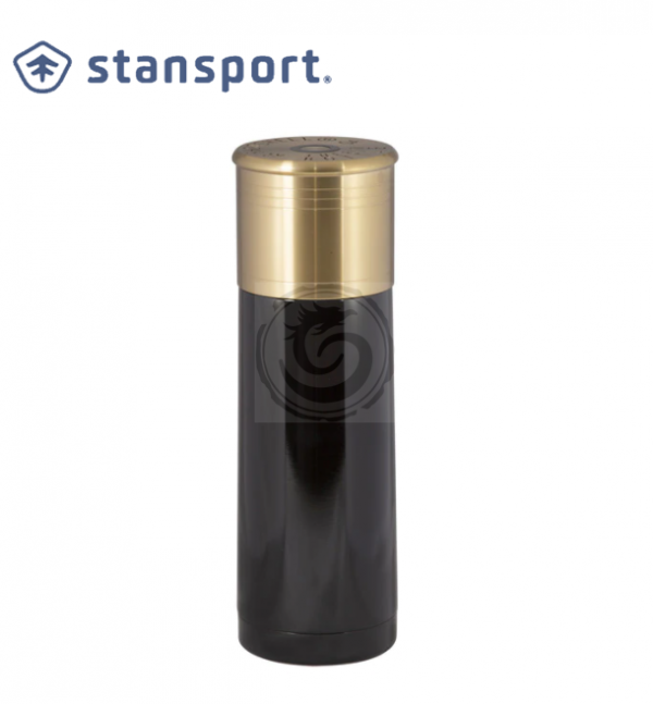 12-Gauge-Shotshell-Thermo-Bottle-Black-Stansport 12-Gauge-Shotshell-Thermo-Bottle-Black-Stansport