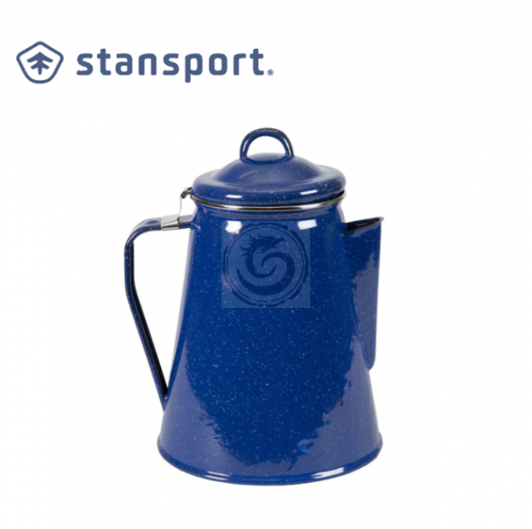 Enamel-Percolator-Coffee-Pot-8-Cup-Stansport Enamel-Percolator-Coffee-Pot-8-Cup-Stansport